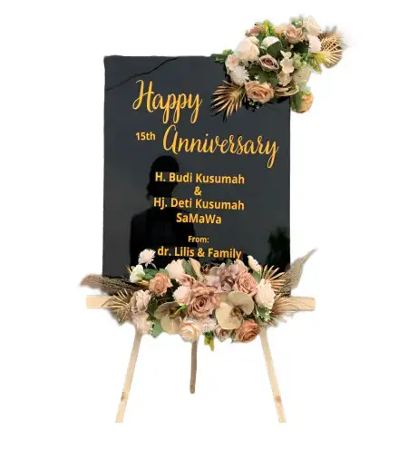 Papan Bunga Akrilik Bangle